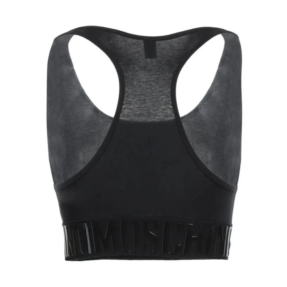 Soutien-gorge à bande logo élastique