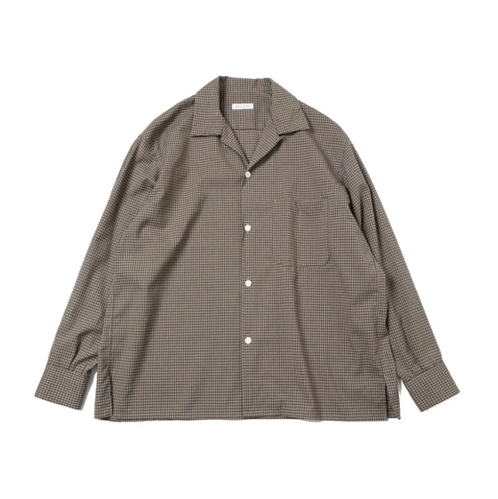 Summer Wool Open Collar Shirt