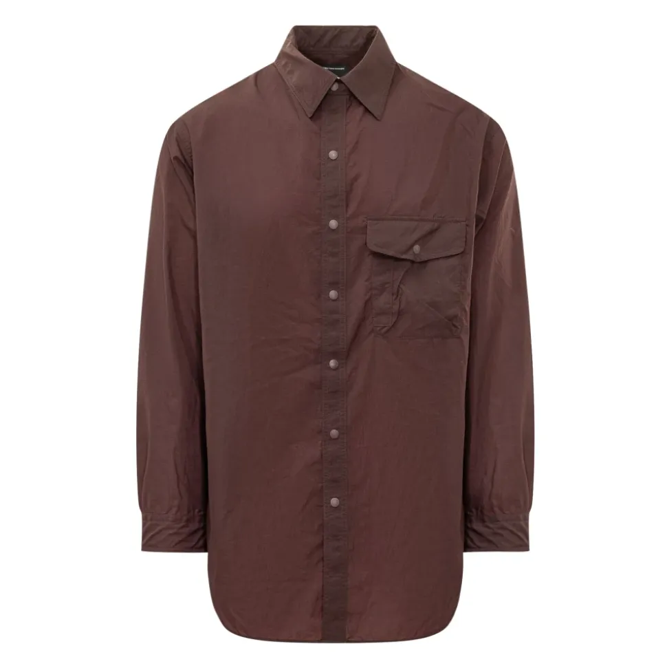 Surchemise en nylon à rayures dégradées 3 bandes