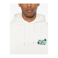 Sweat à capuche brodé de vigne