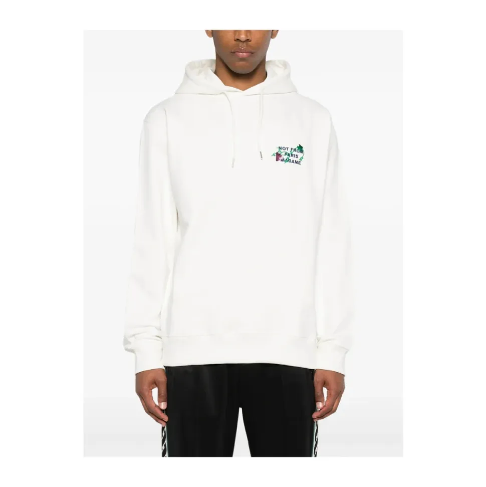Sweat à capuche brodé de vigne