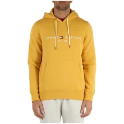 Sweat à capuche en coton avec broderie logo