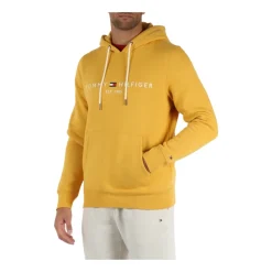 Sweat à capuche en coton avec broderie logo
