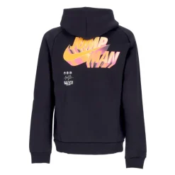 Sweat à capuche en molleton noir