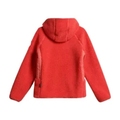 Sweat à Capuche en Polaire Rose Yupik avec Zip
