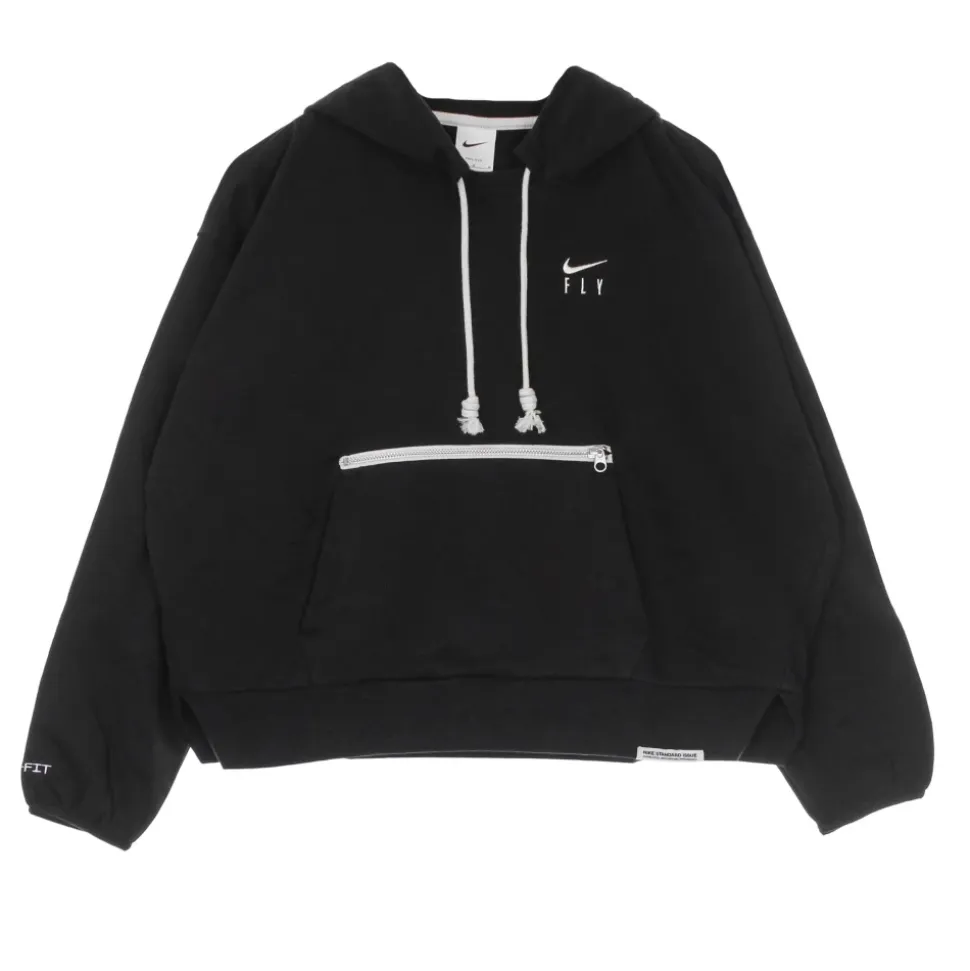 Sweat à capuche léger noir avec cordon de serrage