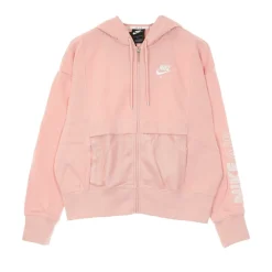 Sweat à Capuche Rose Glaze/Blanc Sportswear Air Top Polaire