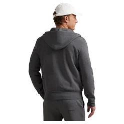 Sweat à capuche zippé en maille double