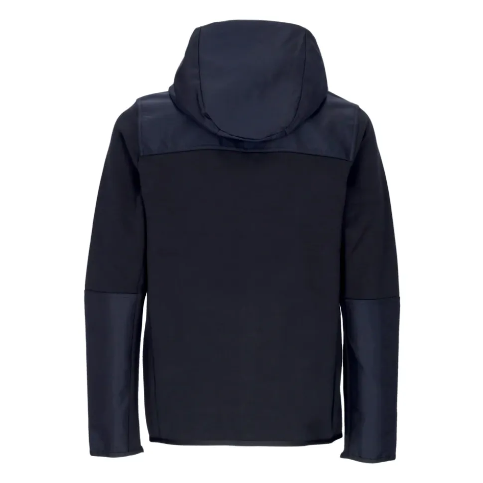 Sweat à capuche zippé en polaire technique Noir