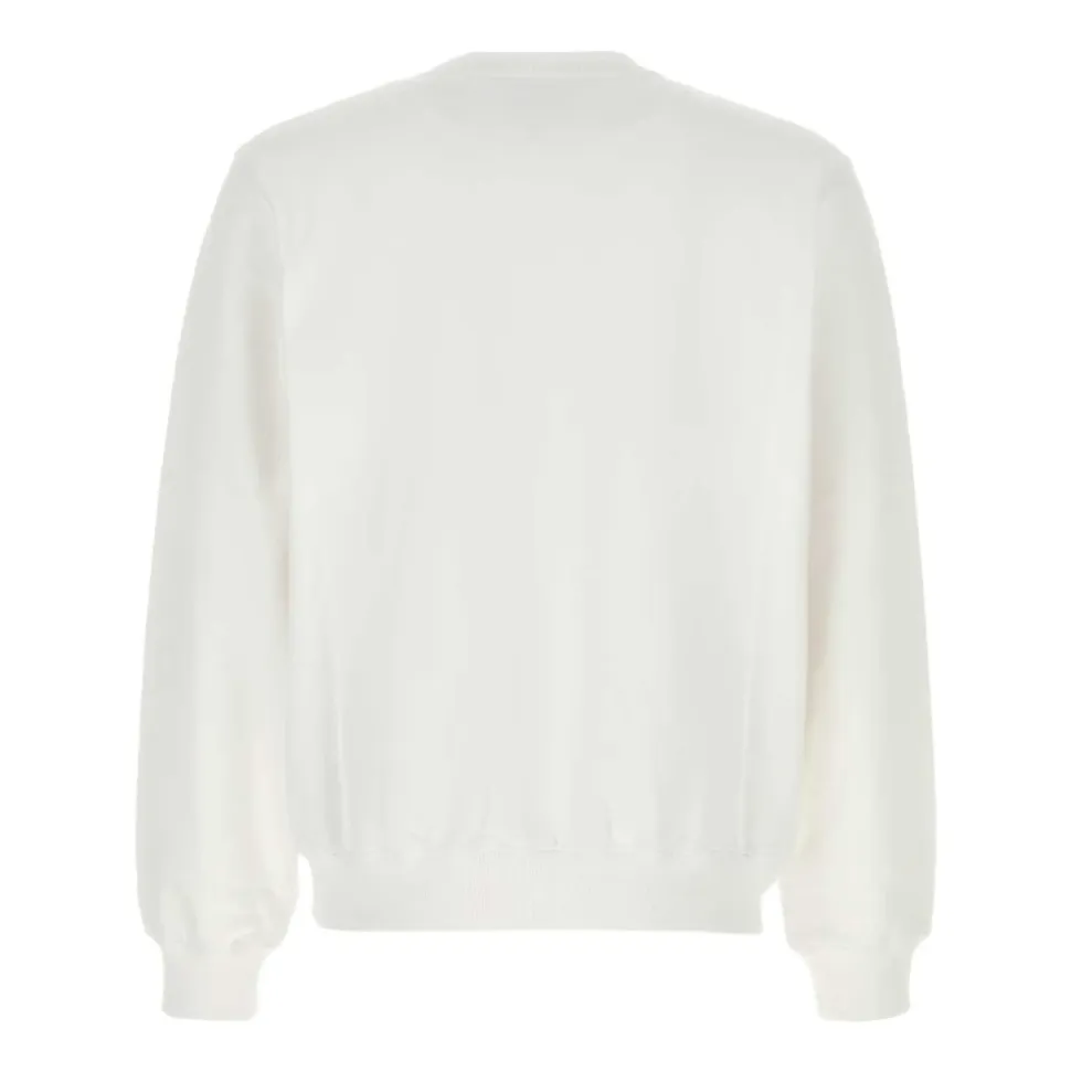 Sweat-shirt Blanc en Coton