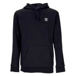 Sweat-shirt à capuche noir Trèfle Adidas léger