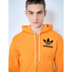 Sweat-shirt à capuche zippé avec logo