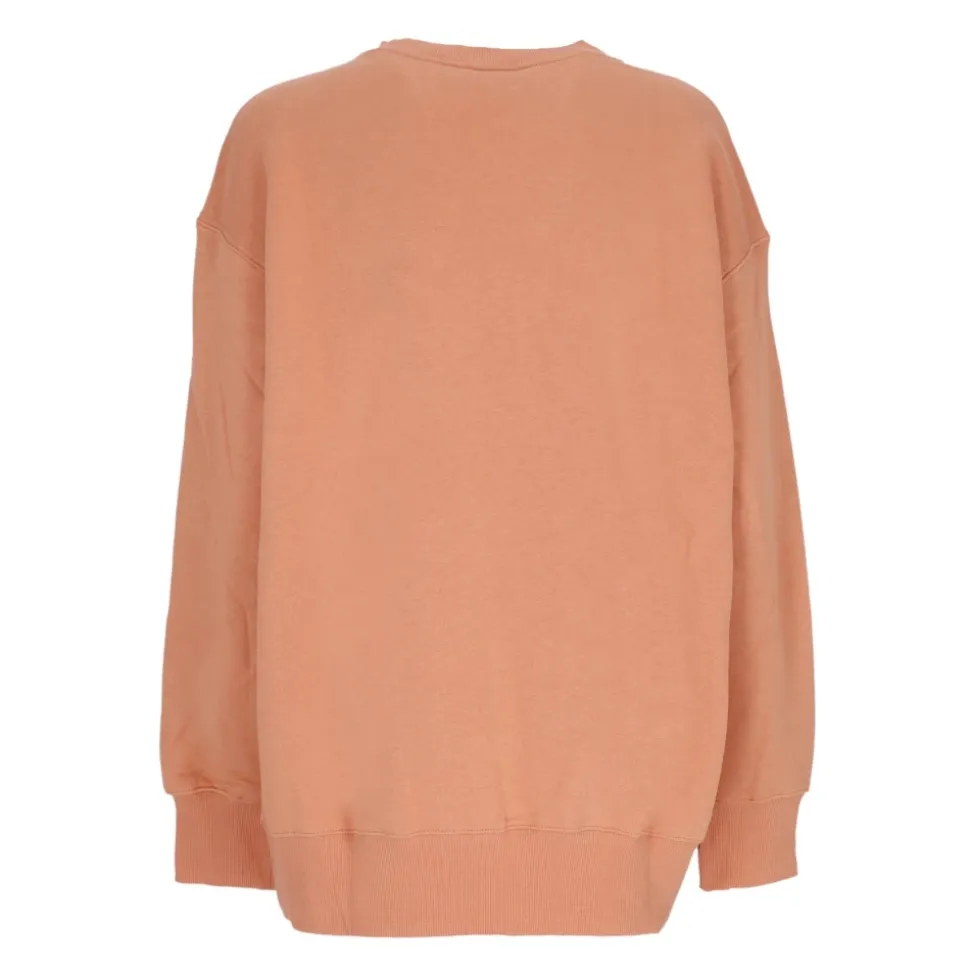 Sweatshirt Col Ras du Cou Marron Ambre