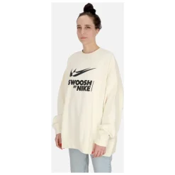 Sweatshirt à Col Rond avec Grand Logo