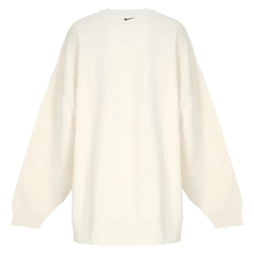 Sweatshirt à Col Rond avec Grand Logo