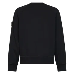 Sweatshirt à col rond teint en pièce