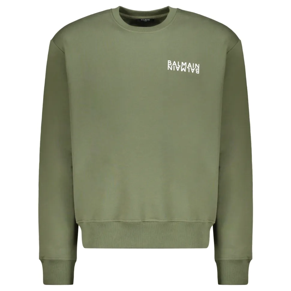 Sweat-shirt en coton avec logo