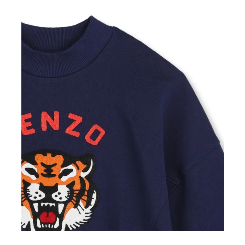 Sweatshirt à imprimé tigre