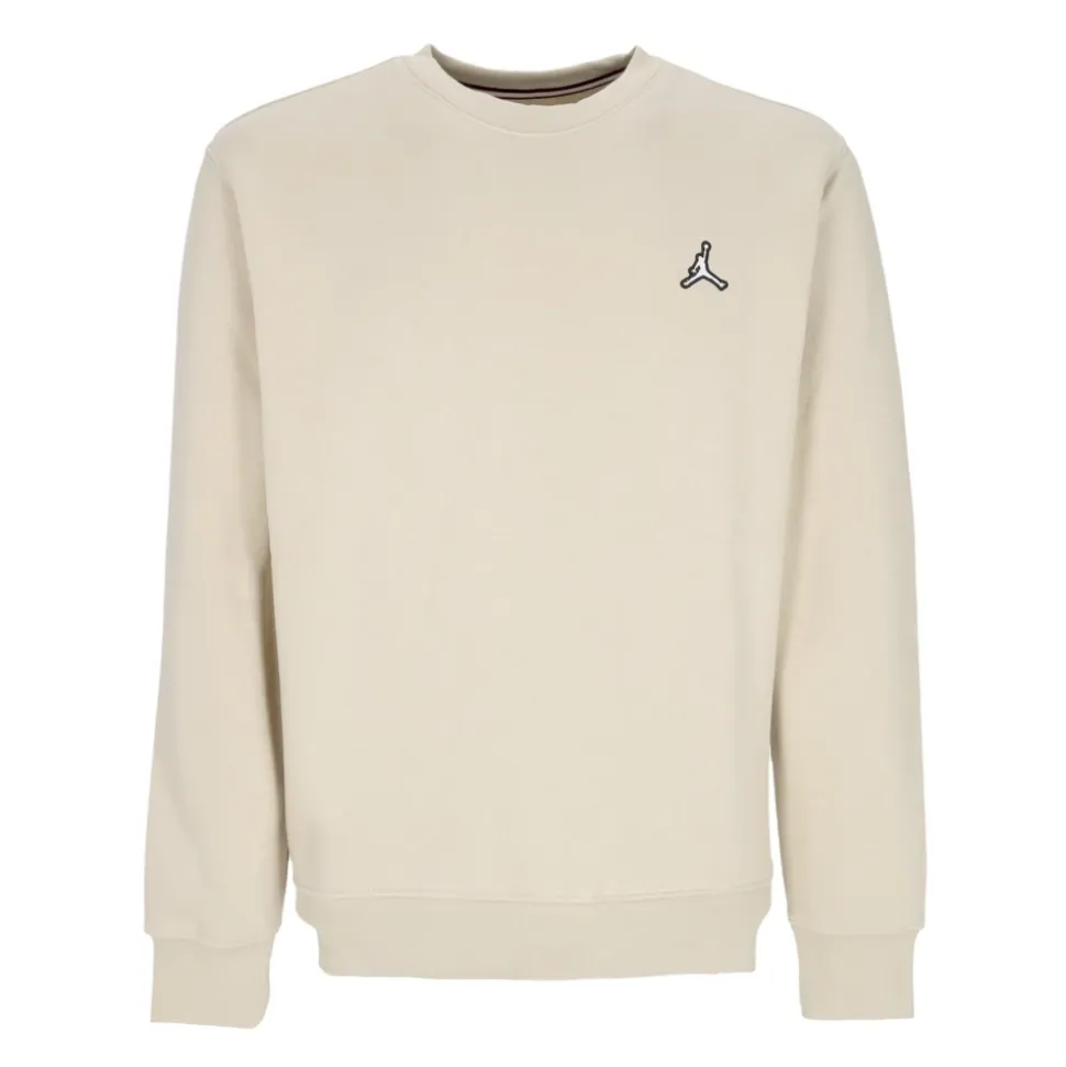 Sweat-shirt molletonné à col rond