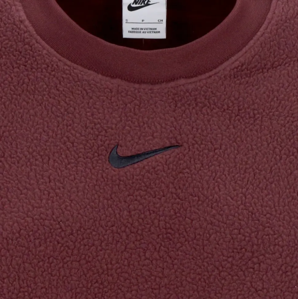 Sweat-shirt ras du cou court et moelleux Mod