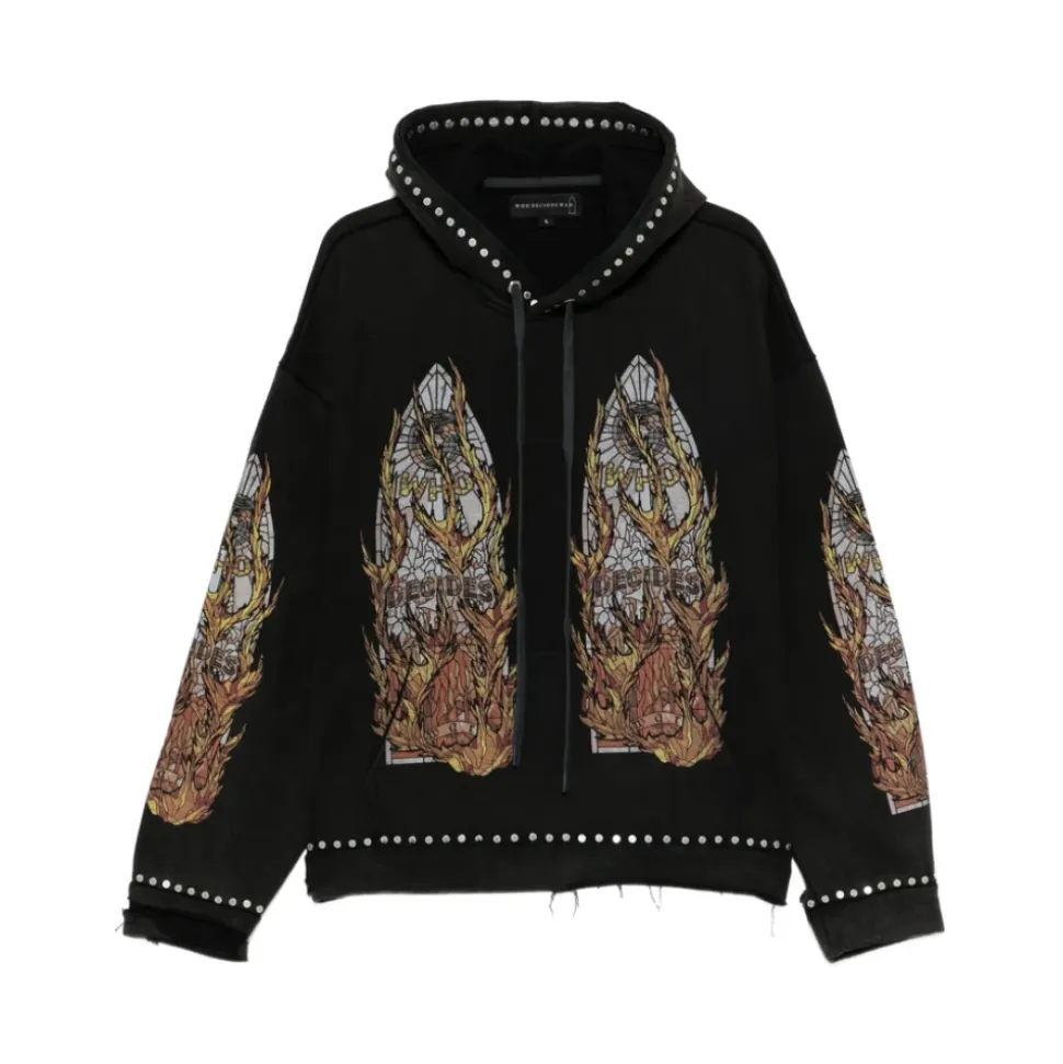 Sweatshirt Who Decides War