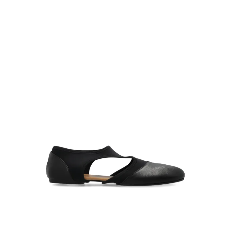 Tabi Ballerines en cuir de veau