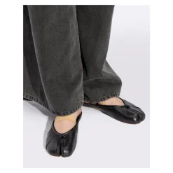 Tabi sandales en cuir à orteils séparés