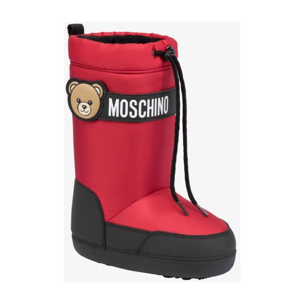 Teddy Bear Nylon Snow Boots