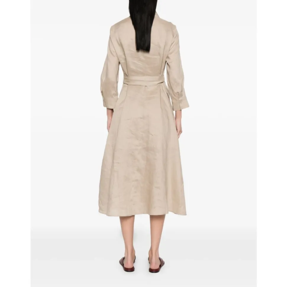 Tie-Waist Shirt Dress