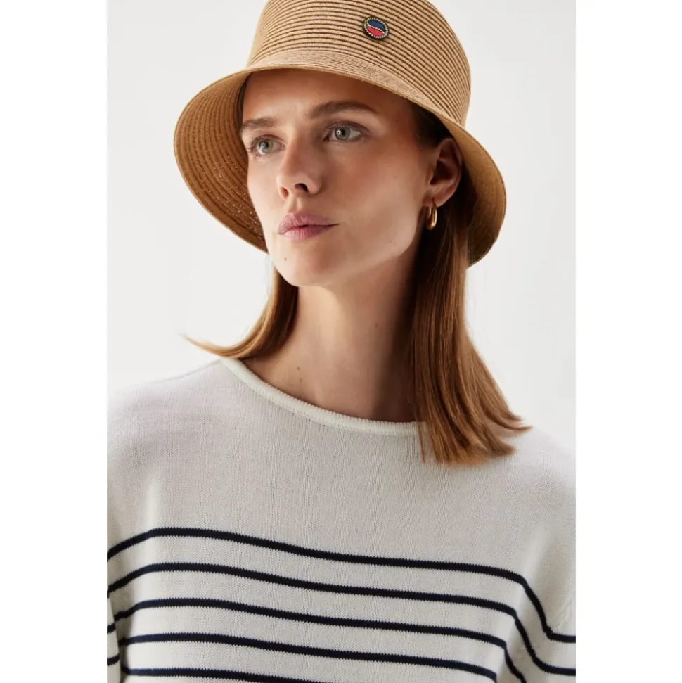 Tina Chapeau Cloche en Paille de Papier