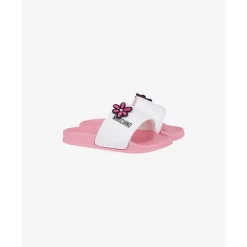 Tongs de piscine avec fleurs