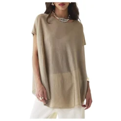 Top ample en lurex