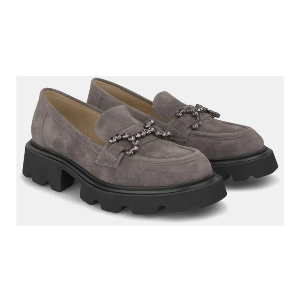 Trace de semelle mocassin