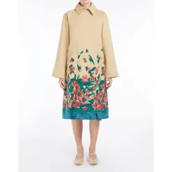 Trench-coat Beige en Coton