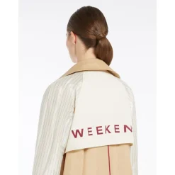 Trench-coat Beige en Coton