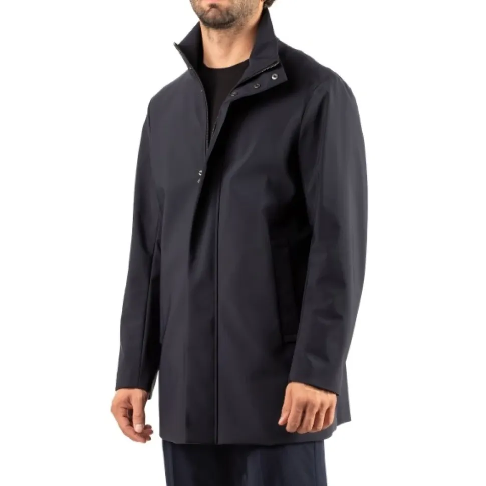 Trench-coat en tissu technique