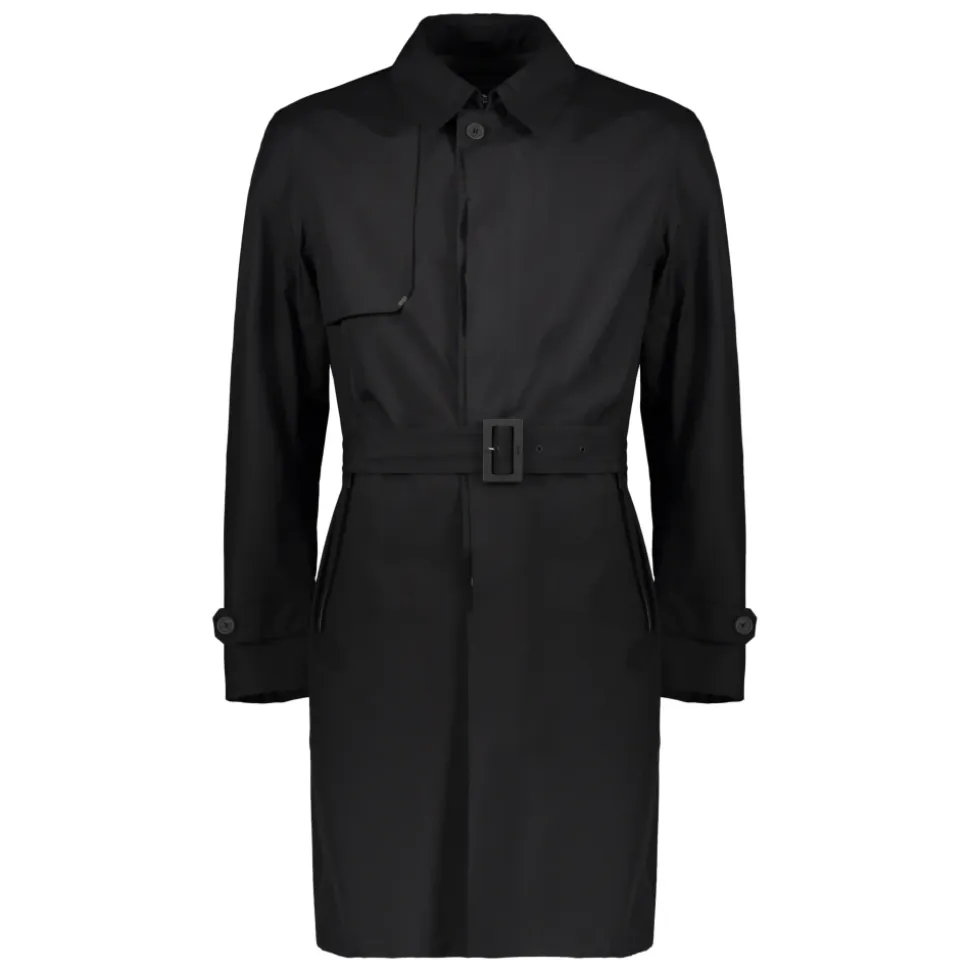 Trench-coat élégant avec ceinture ajustable