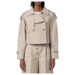 Trench Cropped Made in Cotton