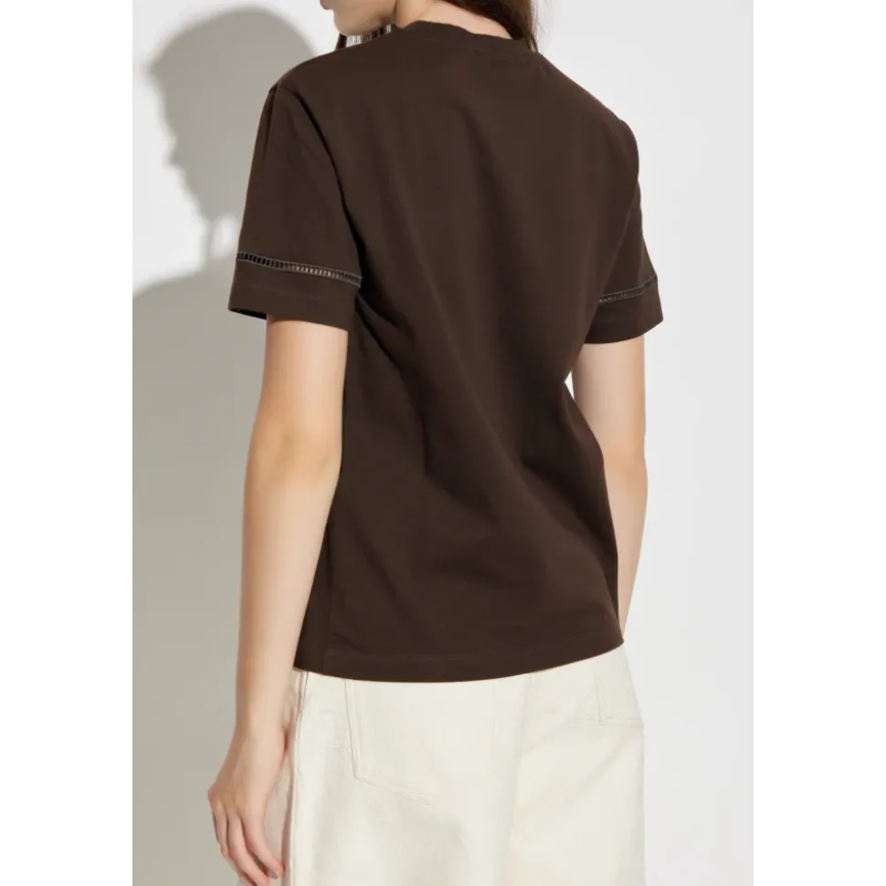 T-shirt avec bordure décorative