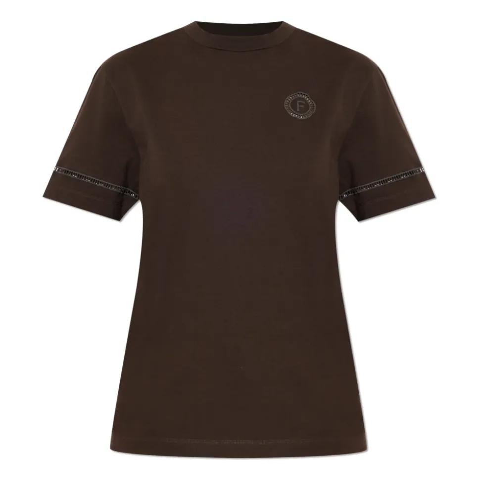 T-shirt avec bordure décorative