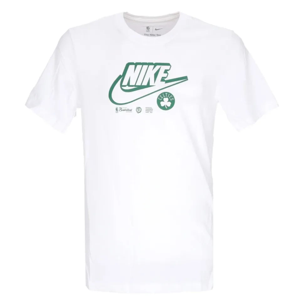 T-shirt avec logo Boston Celtics Blanc