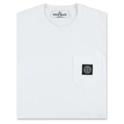 T-shirt Basique à Poche Stone Island