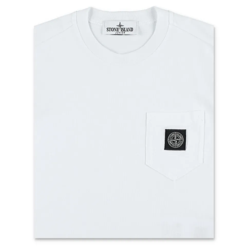 T-shirt Basique à Poche Stone Island