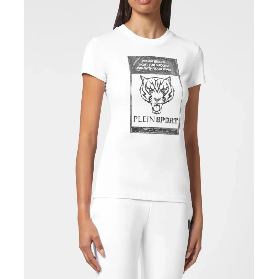 T-shirt Col Rond Tigre