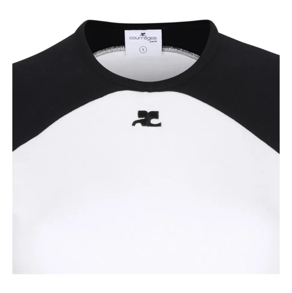 T-shirt à contraste de cercle