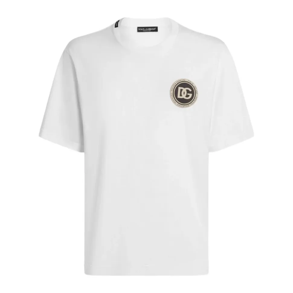 T-shirt en coton avec écusson