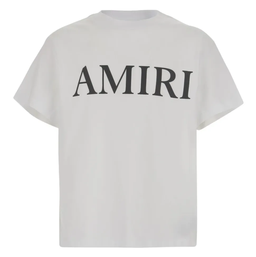 T-shirt en coton avec impression logo