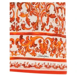 T-shirt en coton imprimé Majolica
