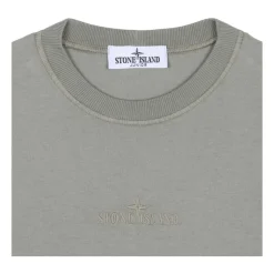 T-shirt en Coton Mud avec Broderie Logo