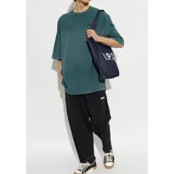 T-shirt en jersey de coton brodé